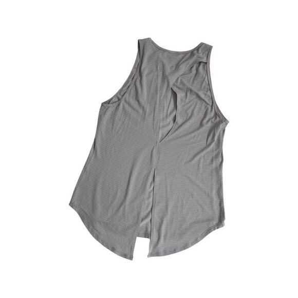 Lululemon light gray open back detail Top Size 4 / KAGRO - Picture 2 of 3